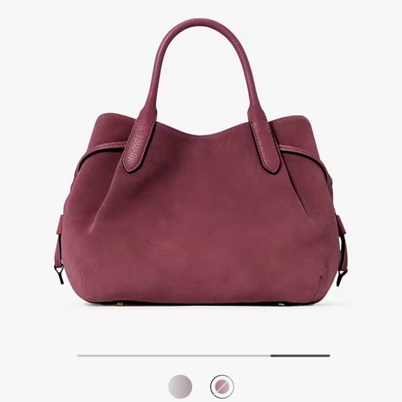 ♠️ Kate Spade - Dumpling Suede Small Satchel, Dark Merlot NWT - Picture 6 of 7